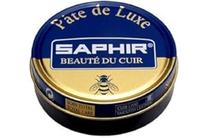 Saphir Beaute du Cuir Pate De Luxe Brillante betún (Negro)