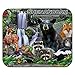 Produktbild Tiere Shenandoah Nationalparks Virginia VA tragen Waschbär-Rotwild-Stinktier-Fox-flache dünne Mausunterlage Mousepad