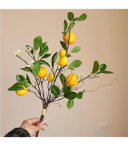 Wyjuan Künstliche Zitronen - Realistische Deko-Früchte Für Zuhause