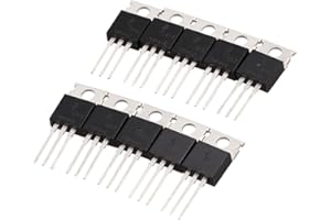 Senmubery 10 Stueck 3 Pin NPN TO-220 Leistungstransistoren 100V 6A TIP41C