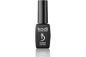 Rubber Top Gel | Kodi Professional | 12ml | Finish with sticky layer | High Gloss Finish | Soak Off | For Long Lasting Nails Layer | Cure Under LED or UV Lamp