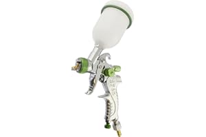 AB Tools-US Pro Green Professional Mini HVLP Spray Gun Gravity Feed 1.00mm Touch Up AT524