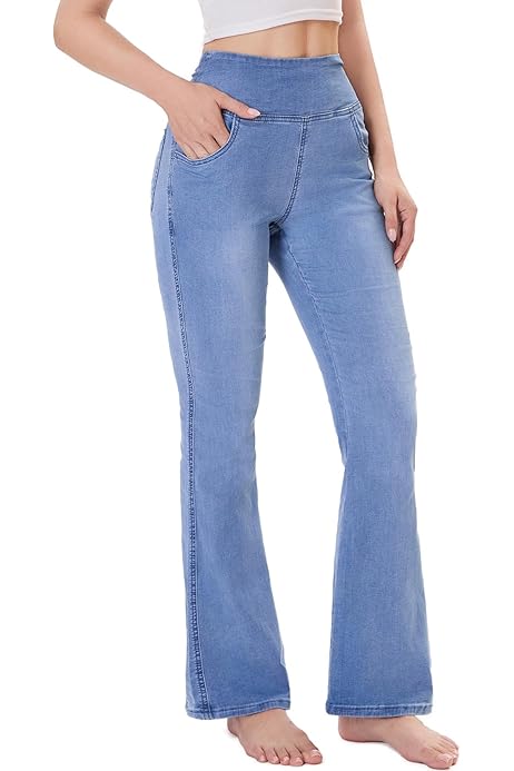 Amazon Pantalones Acampanados Para Mujer Pantalón Acampanado Dama