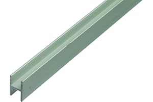 GAH-ALBERTS Alberts 485627 Profilé en H | spécialement pour panneaux agglomérés de 16 mm | aluminium, anodisé, couleur argent | 1000 x 19 x 30 mm