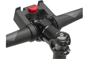 Klickfix Adaptateur de guidon emballé noir universel – Convient pour guidon de 22-26 mm et guidon surdimensionné de 31,8 mm de diamètre