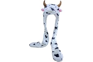 JK Home Kids Teens Hat Gloves Scarf Set Cartoon Fleece 3 in 1 Party Animal Hats Scarf Mitten Gloves with Pockets Warm Plush Hoodie Earflap Beanie