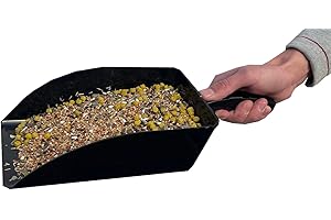 HOWSEHOLD Large Plastic Scoop Multipurpose for Food - Animal Feed, Seed, Flour, Gritting, Garden