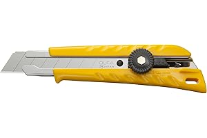 OLFA 5003 L-1 - Coltello multiuso resistente con blocco a cricchetto, 18 mm