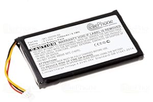 CELLEPHONE MOBILE GENERATION cellePhone batería Li-Ion Adecuado para Garmin Nüvi 30 50 50LM 55LM 55LMT 58LMT - Drive 50 51 52 LMT-S - DriveSmart 5 50 55 61 65 70 LMT-D - Camper 770 LMT-D (reemplazado 361-00056-00)