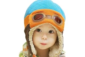 EDOTON Cappello del Bambino Berretto Beanie Pilot Bambini Invernale Caldo Cappello con Orecchie per Cappelli da Bambino 1-3 Anni