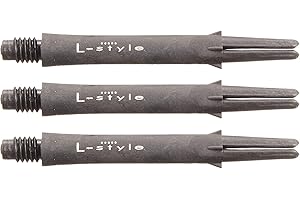 LSTYLE L-Style L-Shaft Carbon Two-Tone 190-260 - 330 von Thor-Sports pink - blau - lila - rot - Silber/Made in Japan/zweifarbige Karbon Dart Schäfte