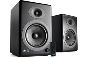 Audioengine Altavoces de estantería Altavoces Bluetooth A5 Plus de 150 W para Cine en casa y Estudios