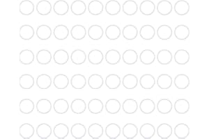 UHATa Silicone Rubber O Ring 17mm ID, 20mm OD, 1.5mm Width VMQ Washer Gasket Sealing-Applications for Pressure Washer Plumbing Sealing-[Qty 100 White]