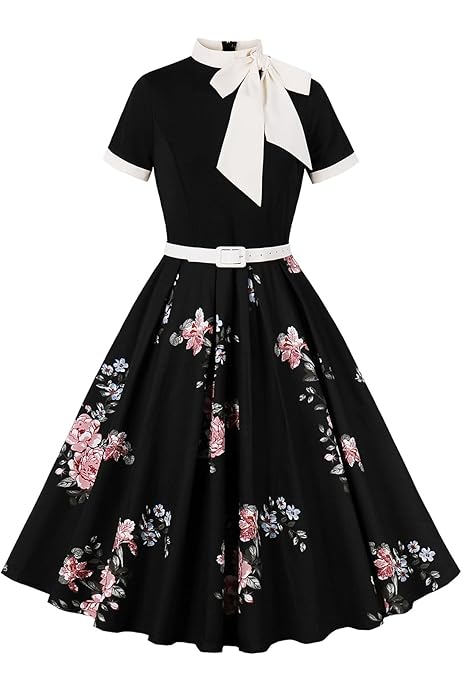 Amazon Vestidos Vintage Mujer Fiesta Vestido Amarillo Mujer