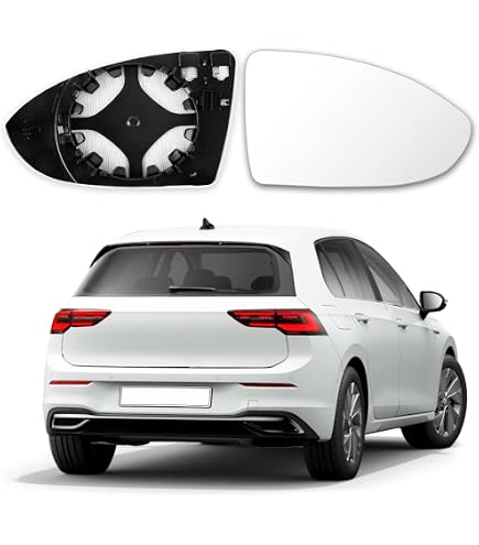 Vetro Specchio Retrovisore Termico BSSTORE, Lato Destro, Per COLT/MEGANE/CLIO/TALISMAN - 2