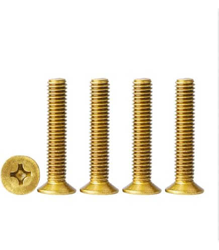 Lot De Vis à Tête Fraisée Cruciforme En Laiton - Tailles M2, M2.5, M3, M4 - Pour Machine à Vis