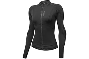 WOSAWE Veste de moto rembourrée en maille pour femme avec armure pour l'été et le sport