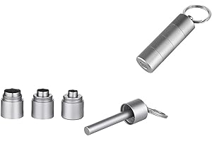 LIFESTYLE-AMBIENTE 3 forets à cigare porte-clés en acier inoxydable