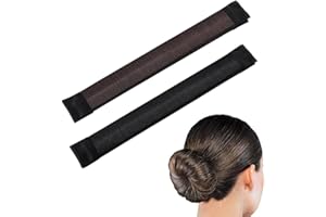 JSKWIKE 2 Pcs Hair Bun Maker Hair Bun Styling Moño Magico Donas Para El Cabello Accesorios para Bandas Para el Cabello Moño de Pelo Mágico French Twist Para Mujeres Niñas Hacer Moños Pelo