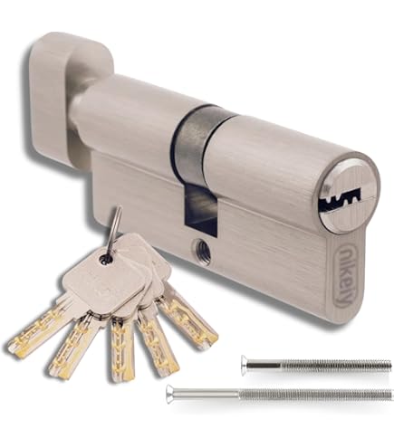 Doppio Cilindro Frizionato A Profilo Europeo Cisa 40/40 Serie Rs3 S Lunghezza 80 Mm Ottone Sabbiato Nichelato - Foto 10