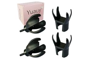 Yuauy 2 PCs 4-Prong +2 pcs 4-Claw Golf Ball Retriever Grabber Pick Up Back Saver Claw Put On Putter Grip