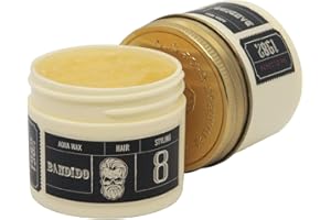 Bandido Aqua Wax Nr.8 Extreme Strong - Cera para el cabello, negro