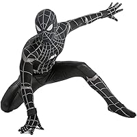 Spiderman Kostüm Kinder Schwarz,Halloween New Spiderman Homecoming Kostüm,Kids Spiderman Web Verkleidung Party Cosplay…