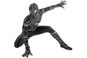 ZXDFG Costume Spiderman Homecoming Enfant DéGuisement Spiderman Amazing pour Garçon Fille Halloween Carnaval Taille Cosplay Collant Masque Deguisement Spiderman Complet Enfant No Way Home
