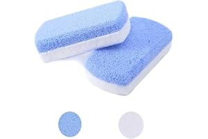 AONAT 2 Stück Bimsstein Fußpflege,Doppelseitiger Bimsstein,Hornhautentferner und -Wäscher für Hornhautentfernung und reinigung,für Pediküre und glatte,weiche Füße und Körperhaut