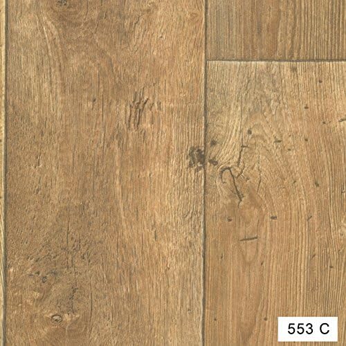 533C-Wood Effect Anti Slip Vinyl Flooring Home Office Kitchen Bedroom Bathroom High Quality Lino Modern Design 2M 3M 4M wide (3x4)