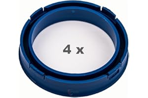 4 x pneugo! Bagues de centrage pour jantes alu 73.1 mm - 57.1 mm