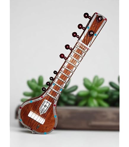 Mankar Per Sitar In Osso - Ricambi Per Sitar Indiano, Forma Di Cigno - Foto 13