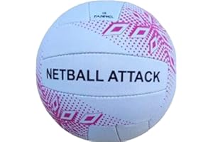 DON LAST MAN STANDS SND Attack Netball Ball Training Netball Size 5 Pink/White - New