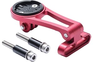 Chooee Bike Mount for Wahoo Elemnt, Wahoo Elemnt Bolt, Elemnt Mini, Out Front Combo Bike Mount for Wahoo Elemnt, Red TJ01