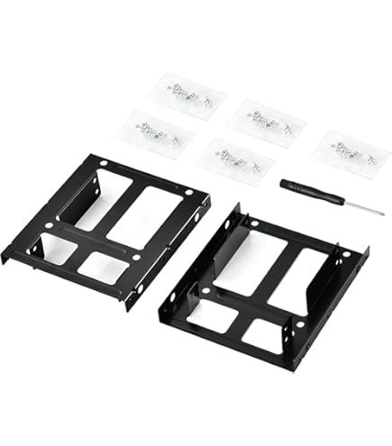 Mymisisa 2.5 Inch To 3.5 Inch SSD HDD Metal Adapter Mounting Bracket Hard Drive Dock - View #8