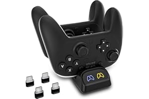 HEATFUN Switch Controller Charging Dock, Fast Charging Switch Controller Charger Compatible with Xbox Series X/S, Pro, PS5 Controller and Third-Party Type-C Port