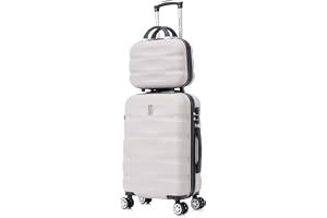 CELIMS - Handbagage Trolley 55 x 40 x 20 med Reseskönhetsfodral 30 cm i