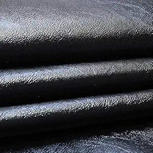 CLICKNPICK Leather Solid Rexine Crafts, Sofas, Chairs, Auto Seat Covers (Black, 1m)