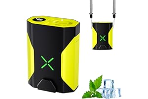 Ambesty Ventilatore ‌da Cintura, Ventilatori Portatile Morsetto Ricaricabile 4500 mAh,100 Velocità Regolabili, Ventilatore a Clip per Vita165g Progettazione Superleggera Ideale per Viaggi,Escursioni