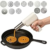 Lalantika Electric 12 Molds Idiyappam Maker, Murukku Maker, Pasta Maker & Noodle Maker, 50Watts Power, 50 Times for Full Char
