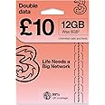 Three Mobile UK and Europe Unlimited Local + 12 GB Data Not for India