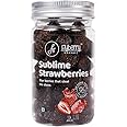 Flyberry Gourmet Dried Strawberries, 100g | Sugar Free | Infused with Organic Apple juice