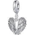 SBI Jewelry Angel Charm Compatible with Pandora Charms Bracelets Lucky Birthstone Bead Happy Birthday Pendant Anniversary