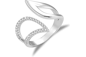 ALEXCRAFT Bague Femme Or Argent, Minimaliste, Ajustable Hypoallergéniques, Acier, Bagues Empilables 14K Or Plaqué, Bague Pouce Ouvert, Bagues de Couple pour Femme Fille Homme