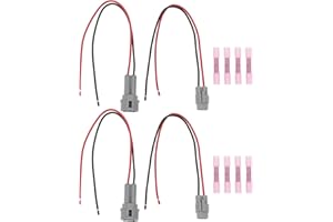 ‎BE IN YOUR MIND Be In Your Mind 2 Sätze 2-poliger Vorverdrahteter Buchsen- Und Steckerstecker 6180-2321 Kompatibel mit Sumitomo Kompatibel mit Suzuki MT090