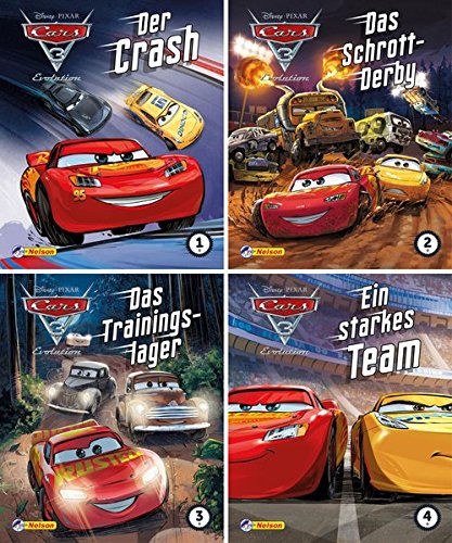 Preisvergleich Produktbild Nelson Mini-Bücher: 4er Disney Cars 1-4