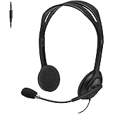 Logitech H111 Kablolu Kulaklık, G&uuml;r&uuml;lt&uuml; &Ouml;nleyici Mikrofonlu Stereo Kulaklık, 3,5 mm Ses Jakı, PC/Mac/Diz&uuml;st&uuml;/Akıllı Telefon/T