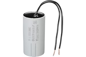 PATIKIL CBB60 16uF Running Capacitor, AC 450V 2 Wires 50/60Hz Cylinder 70x38mm for Water Pumps,Washing Machines Motor Start