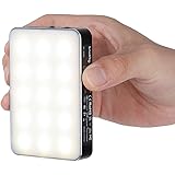 SMALLRIG Lumière Vidéo RGB, 360° Full Color 15 Light Scènes 2500-8500K Dimmable, 4000mAh Batterie Rechargeable Intégrée, Mini