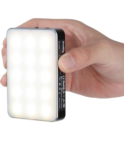 SMALLRIG RS20 Mini Flash Pour Canon Pour Sony, Flash Speedlite GN12 Pour Caméra Avec Batterie 2000 MAh, 8 Niveaux, 500 Flashs à Pleine Puissance, 1, 8s De Recyclage, 6500K, Mode A/M 1/1-1/128-5374